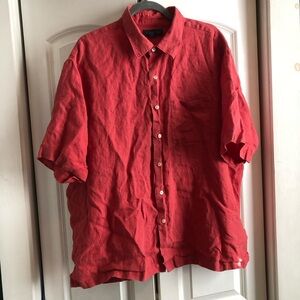 Brooks Brothers Casual Red Button Down Shirt